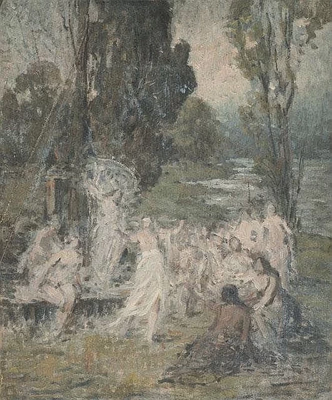 Scena nel sottobosco